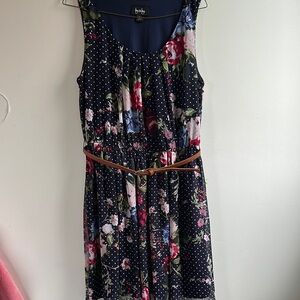 by & by Floral Sleeveless Dress
